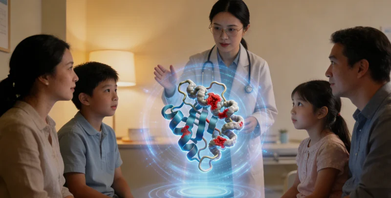 南昌医院医生为患者进行遗传咨询