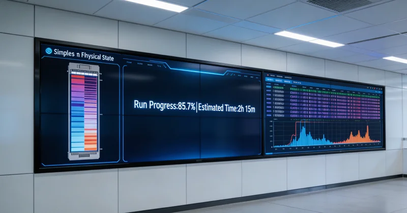 敦煌或国内先进基因测序实验室内