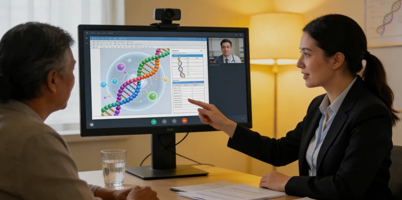 芜湖遗传咨询医生与家庭沟通场景