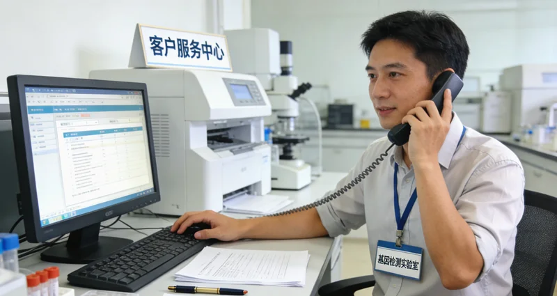 荥阳市民与遗传咨询师面对面沟通