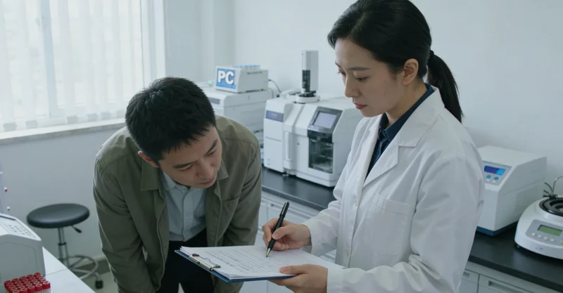 诸城女性在医院进行定期超声检查