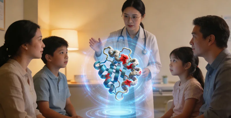 海宁市民在医院进行遗传咨询