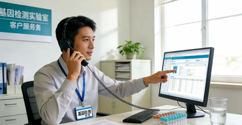 天门遗传咨询中心医生向家庭讲解