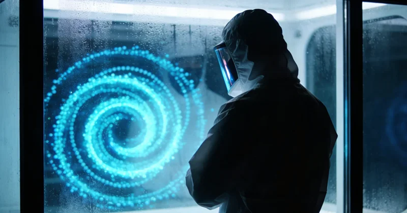 现代化基因检测实验室内部