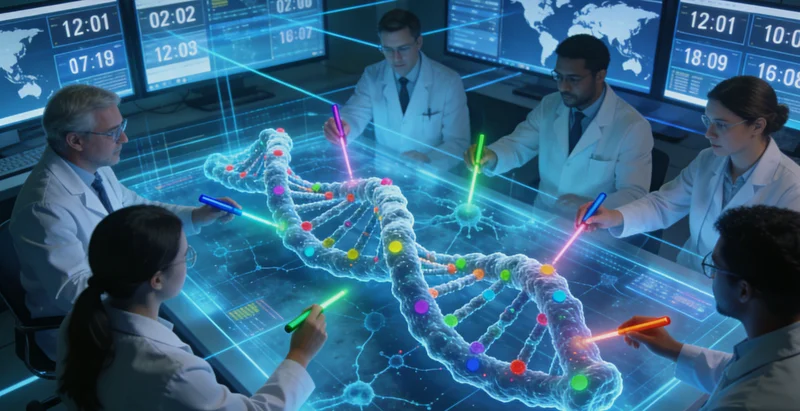 阿右旗居民在医院进行遗传咨询场