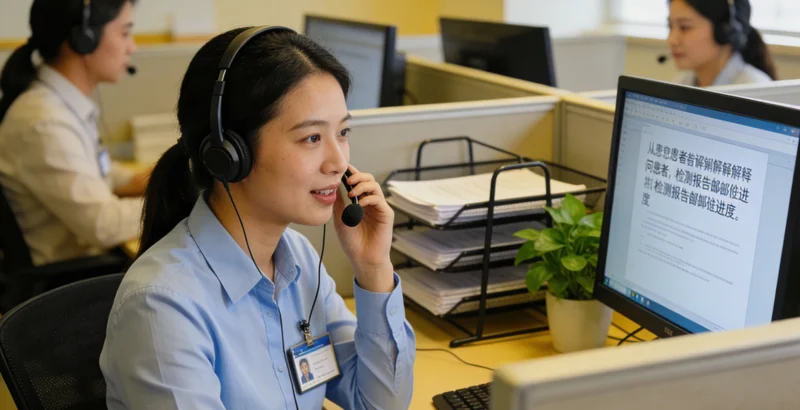 宁乡市民在医院心内科向医生咨询