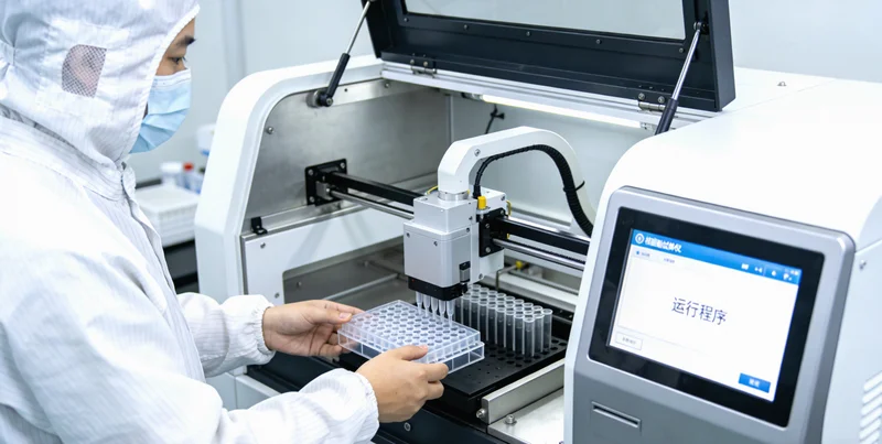 南通医生与患者共同查看基因检测