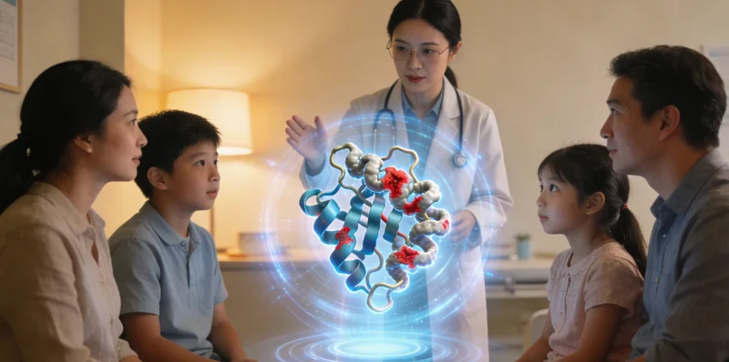 丹江口遗传咨询师在阳光下解读基