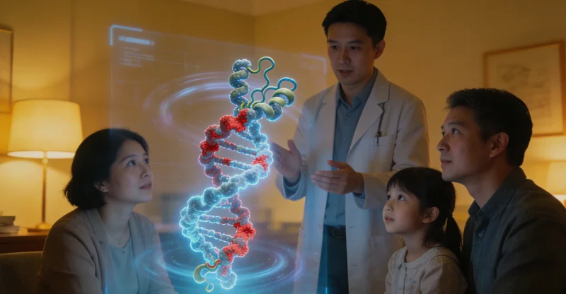 耒阳高龄孕妇与家人安心交流