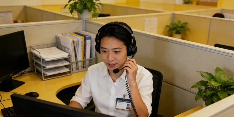 旬阳遗传咨询师正在为居民解读基