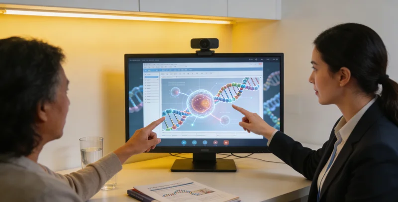 科左后旗遗传咨询场景示意图