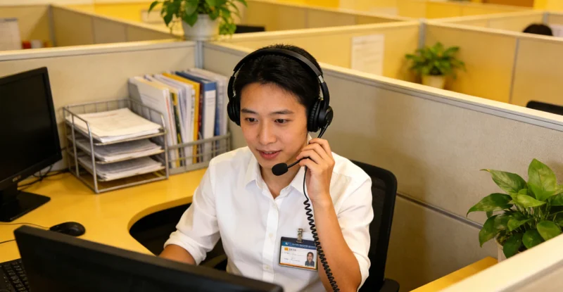 莫旗居民与遗传咨询师共同查看基