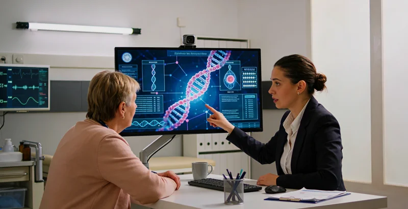 玉林遗传咨询师与咨询者亲切沟通