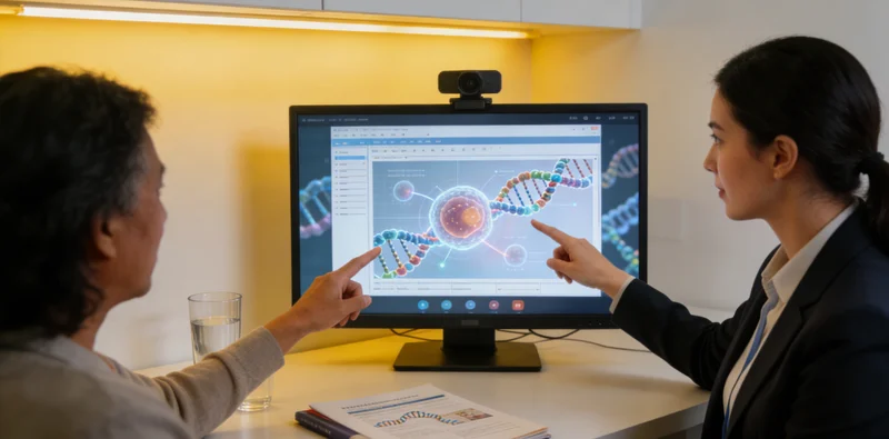 宁德遗传咨询师为夫妇解读基因检