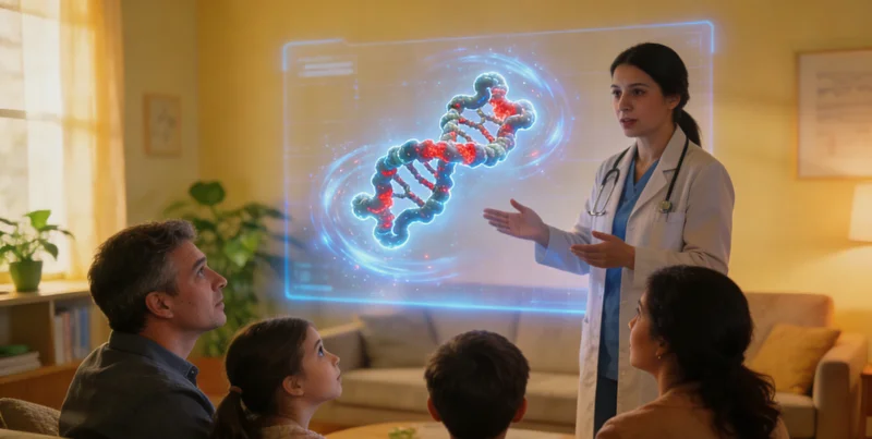 淮南遗传咨询师与家庭沟通场景