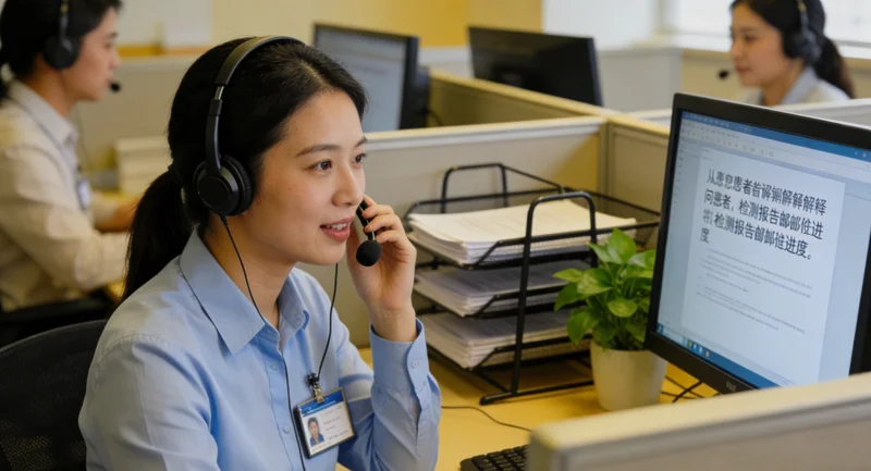 昌吉本地医生与患者沟通基因检测