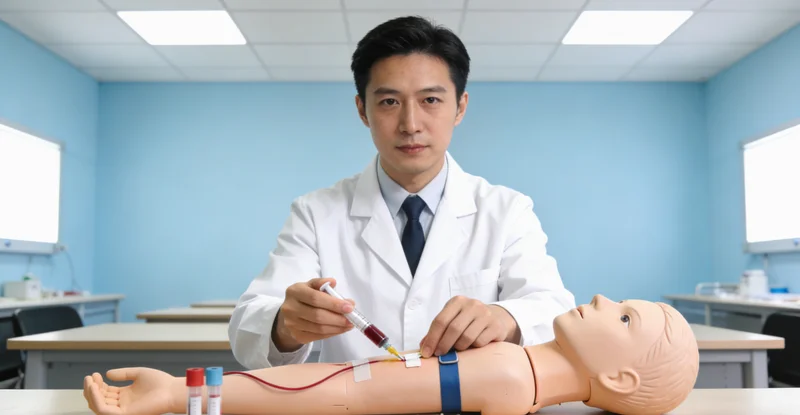 浏阳基因检测采样抽血过程示意