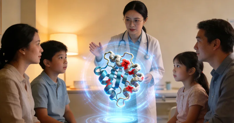 德令哈遗传咨询师为家庭解读基因