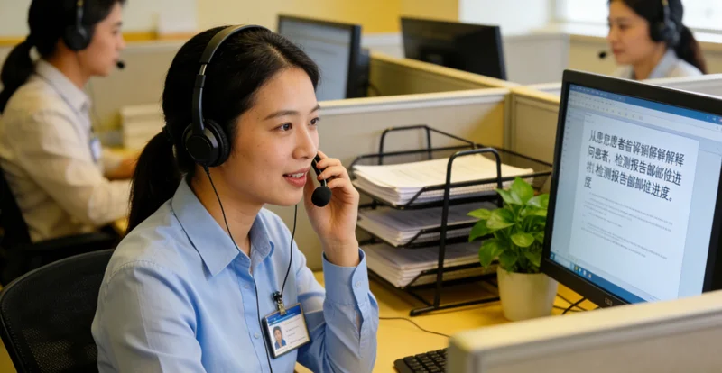 楚雄家庭共同查看健康检测报告