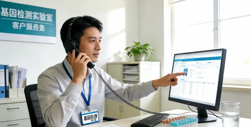 泊头医院中女士向医生咨询遗传问