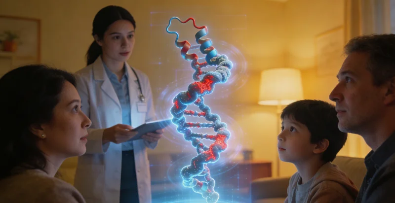 香格里拉女性在医院进行遗传咨询