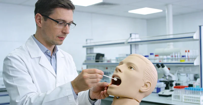 博州居民在进行无创基因采样