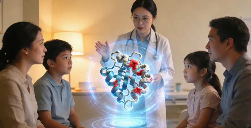 梅河口患者与医生进行遗传咨询沟