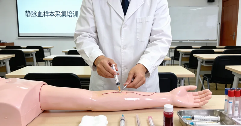 黔东南护士进行静脉采血用于基因