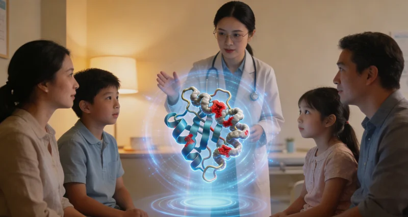 海北州遗传咨询师与患者家庭解读