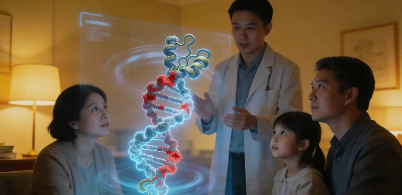 宁国医生为患者解读基因检测报告