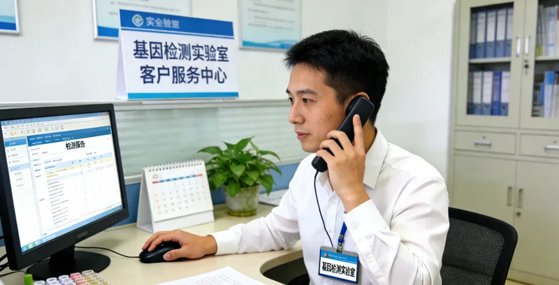 招远女性在医院进行遗传咨询场景