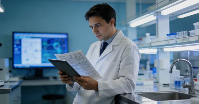 松原基因检测实验室内部工作