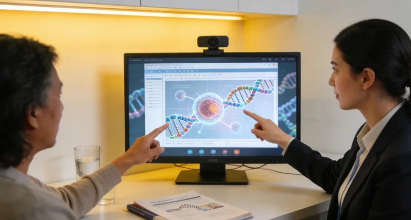 福泉遗传咨询师与家庭成员沟通场