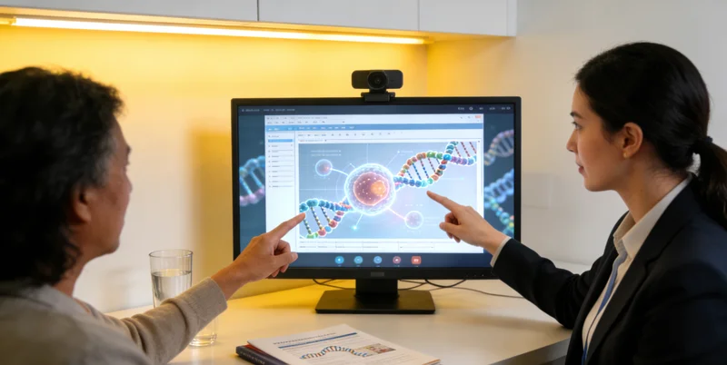 阿坝州遗传咨询师与咨询者面对面