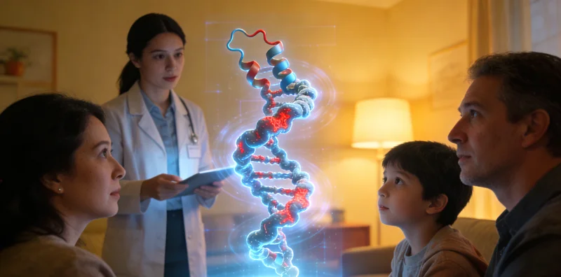 乌苏遗传咨询师与市民进行检测前