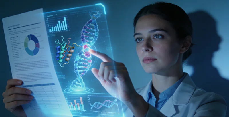 克旗家庭共同查看与讨论基因检测