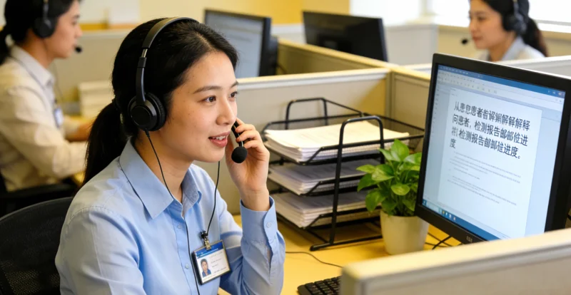 黑河医生为咨询者解读基因检测报