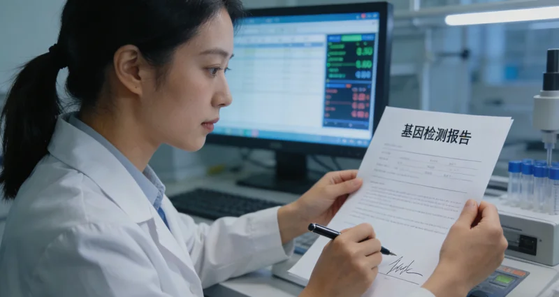 开原基因检测报告解读示意图