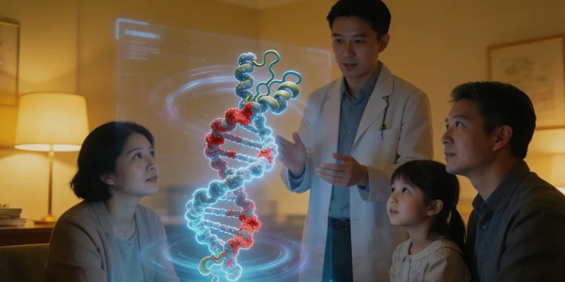 宁安遗传咨询师与家庭沟通场景