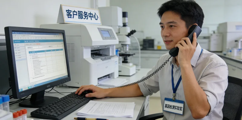 霍尔果斯居民与医生进行遗传咨询