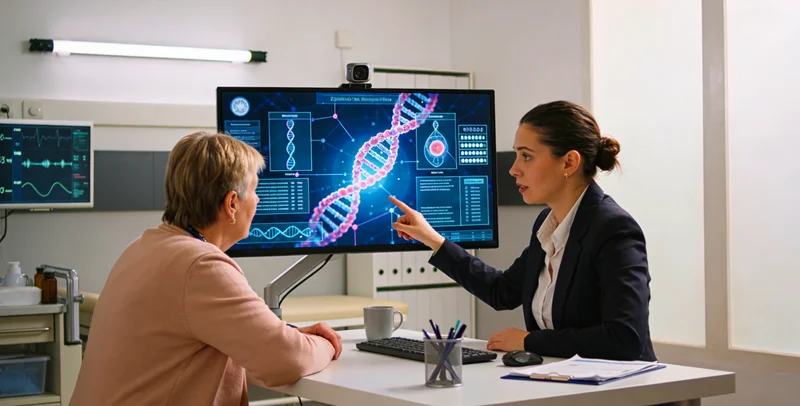 广水家庭进行遗传咨询场景
