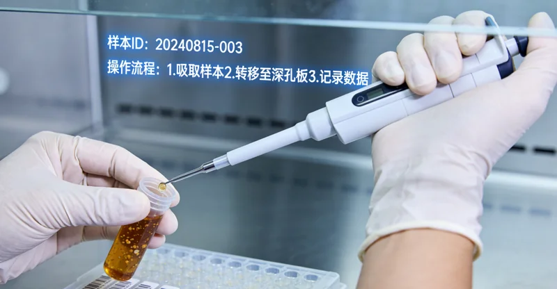 威海基因检测抽血采样示意图