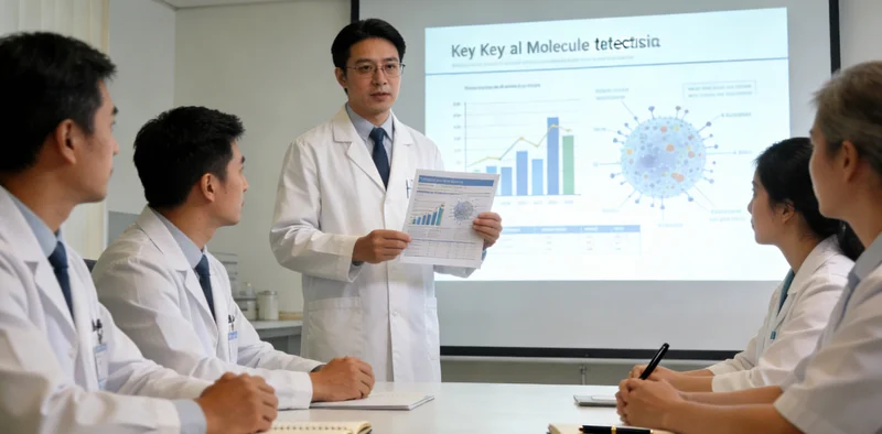 东方市医院眼科诊室医生为婴儿进