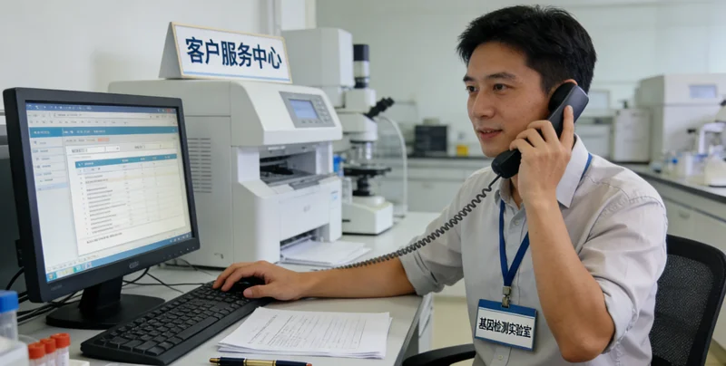 桂林遗传咨询师与家庭进行基因检