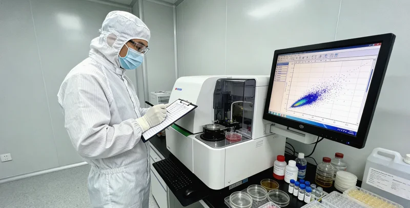 北京实验室显微镜下结肠黏膜细胞