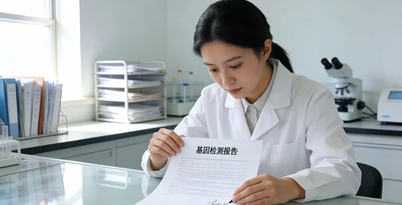 任丘女性查看基因检测报告释然表