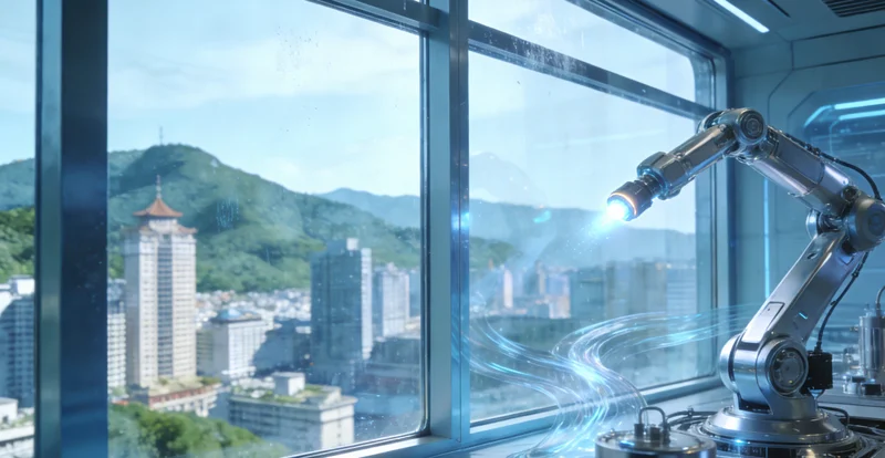 肥城阳光明媚街道上一家人温馨散