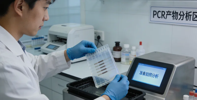 靖西女性如释重负微笑,背景为家