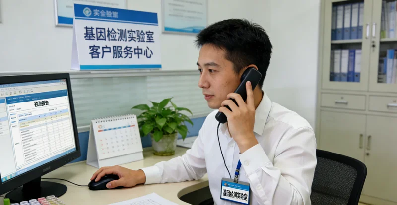 漠河医生与患者进行基因报告解读