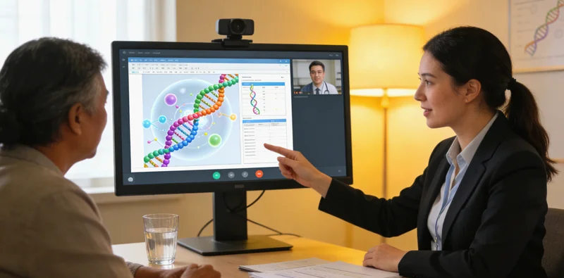 如皋遗传咨询师与咨询者沟通场景